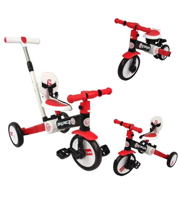 Triciclo Para Niños 4 En 1 Bicicleta De Equilibrio Y Balance