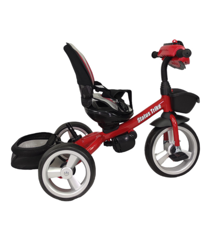 Foto 9 pulgar | Triciclo para Niños 7 en 1 con Asiento Giratorio 360 Luz y Sonido Rojo