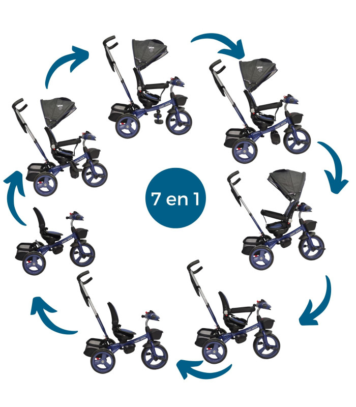 Foto 3 pulgar | Triciclo Genérica con Luz y Sonido para Niño