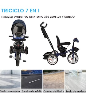 Foto 4 | Triciclo Genérica con Luz y Sonido para Niño