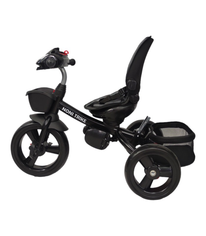 Foto 9 pulgar | Triciclo para Niños 7 en 1 con Luz Sonido Asiento Giratorio 360 Negro