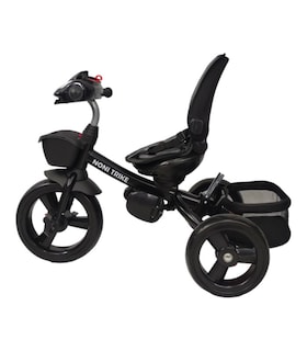 Foto 8 | Triciclo para Niños 7 en 1 con Luz Sonido Asiento Giratorio 360 Negro