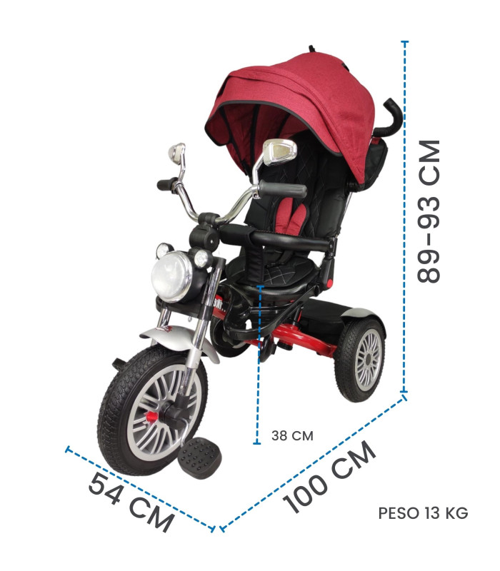 Foto 4 | Triciclo Genérica color Rojo para Niño