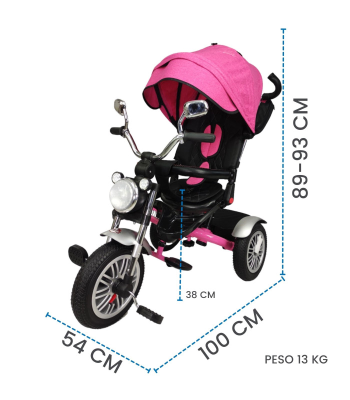 Foto 4 | Triciclo Genérica color Rosa para Niña