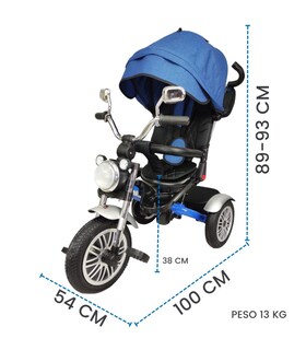 Foto 4 | Triciclo Genérica color Azul para Niño