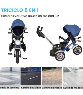 Foto 5 | Triciclo Genérica color Azul para Niño