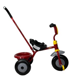 Foto 2 | Triciclo Para Niños Cars Bastón con Cinturon 3 Puntos, Canasta Rojo