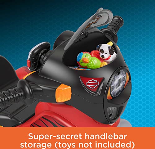 Foto 6 pulgar | Venta Internacional - Triciclo Fisher-Price Harley Davidson para Niños Pequeños con Luces