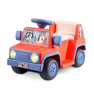 Foto 2 | Coche Bluey Ride On De 6 V Para Niños Pequeños, Interactive - Venta Internacional.