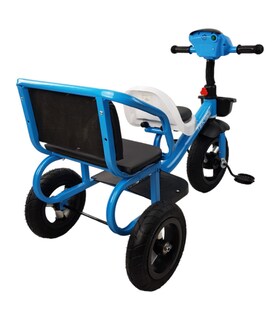 Foto 7 | Triciclo para Niños Llantas de Goma con Luz y Sonido Azul