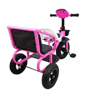 Foto 7 | Triciclo para Niños Llantas de Goma Rellenas con Luz Y Sonido