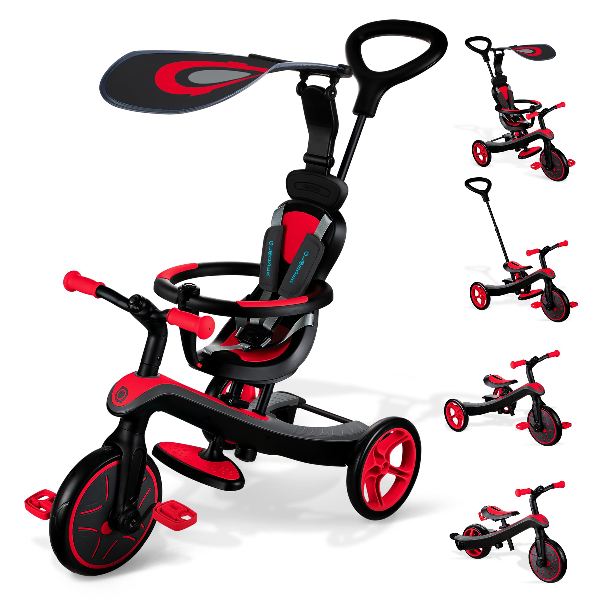 Foto 1 | Cochecito Globber 4 en 1 Rojo - Venta Internacional