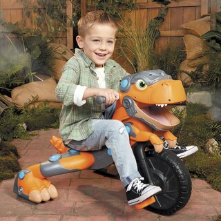 Foto 3 | Triciclo Ride On Little Tikes Chompin' Dino Con Sonidos De Más De 3 Años - Venta Internacional.