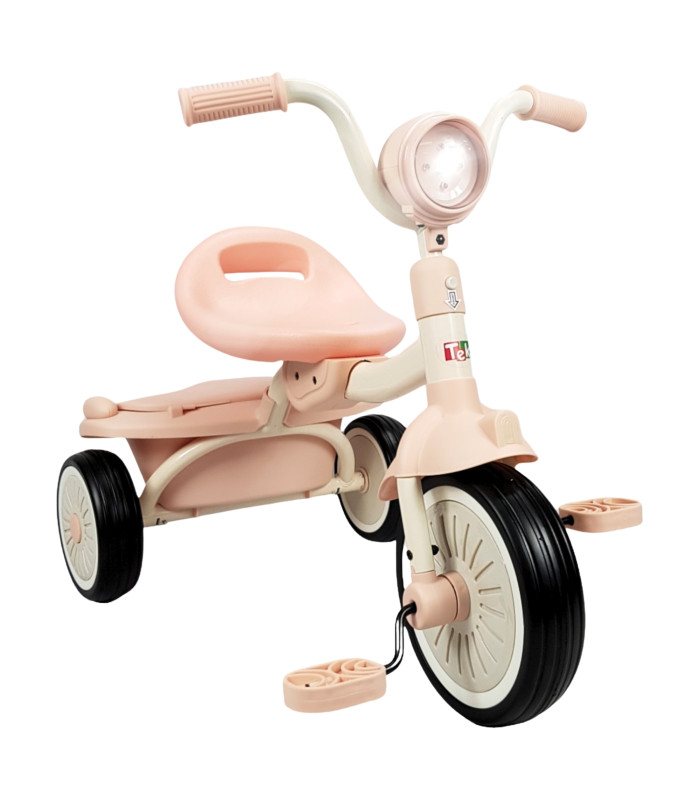 Foto 1 | Triciclo Rosa con Luz y Sonido Infantil