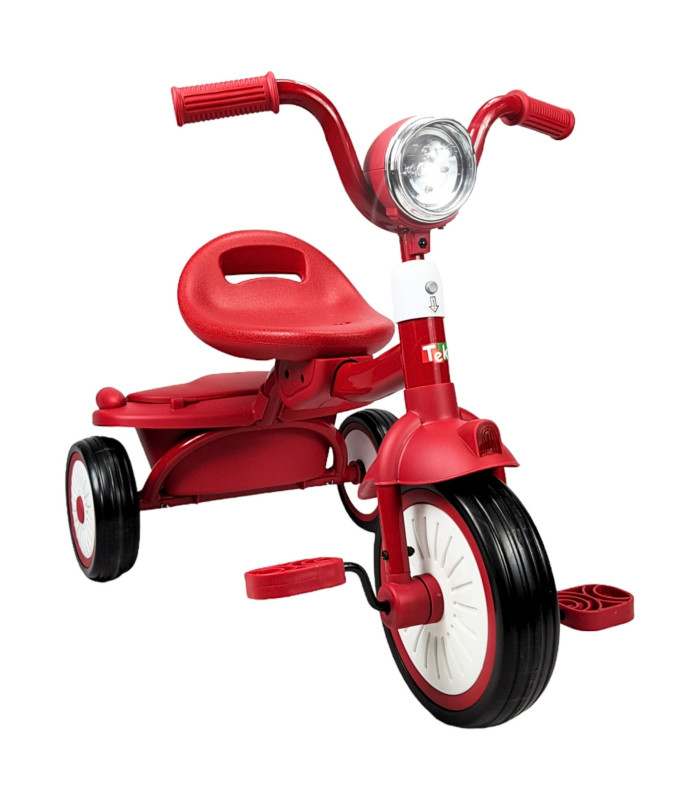 Triciclo Rojo con Luz y Sonido Infantil