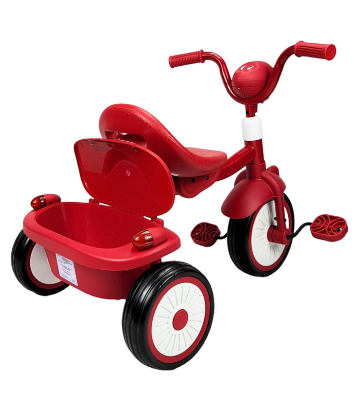 Foto 5 | Triciclo Rojo con Luz y Sonido Infantil