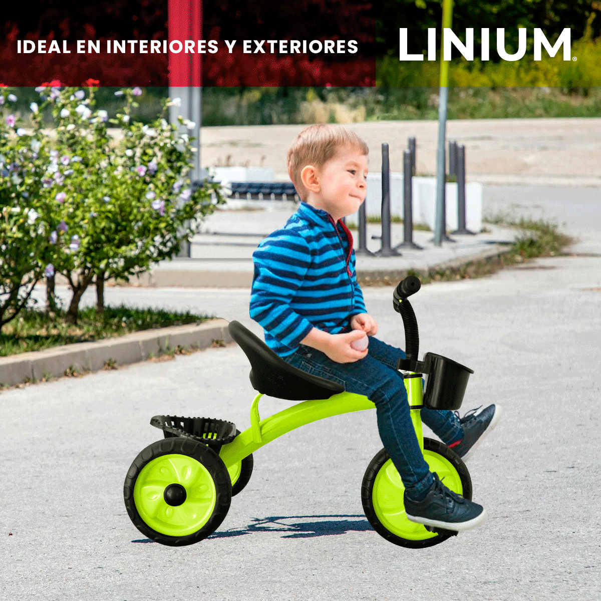 Foto 5 pulgar | Triciclo de Equilibrio Linium Verde 3 en 1 para Niños