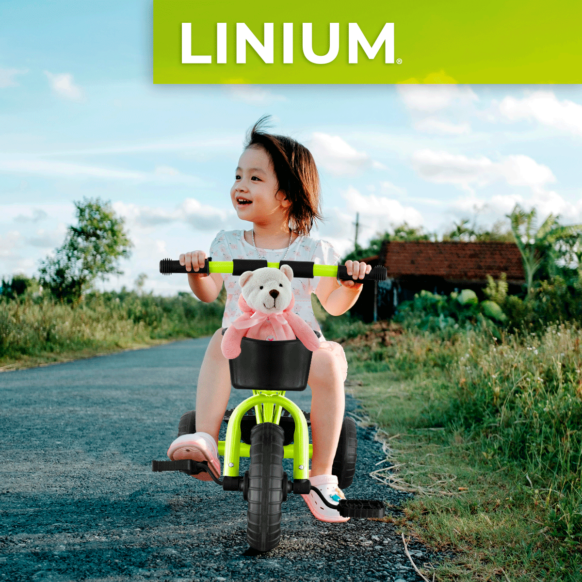 Foto 7 | Triciclo de Equilibrio Linium Verde 3 en 1 para Niños
