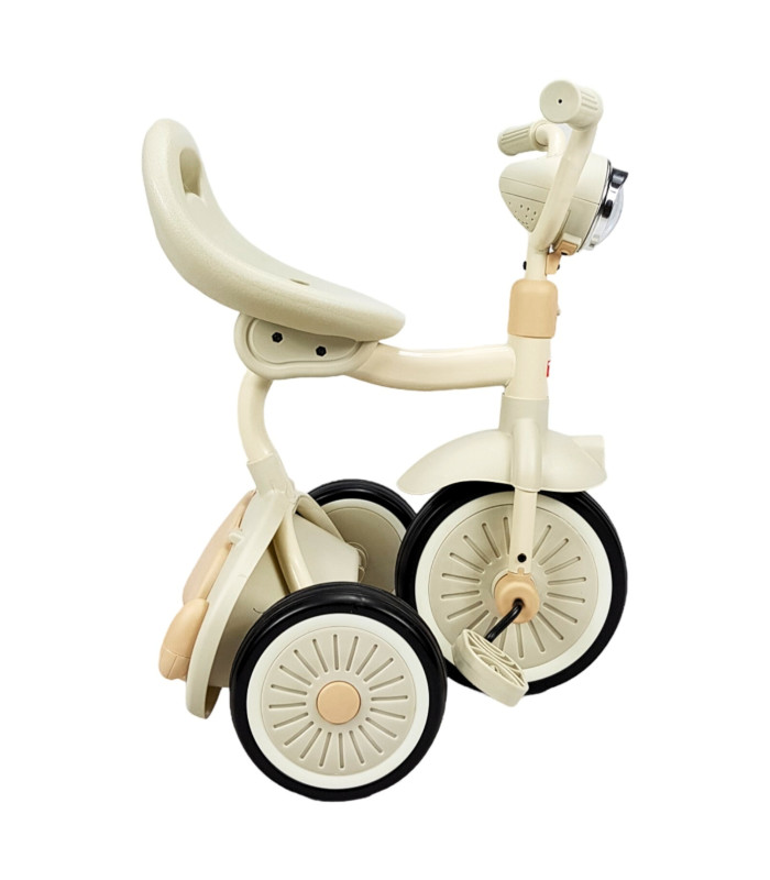 Foto 2 | Triciclo Plegable con Luz y Sonido Beige para Niños