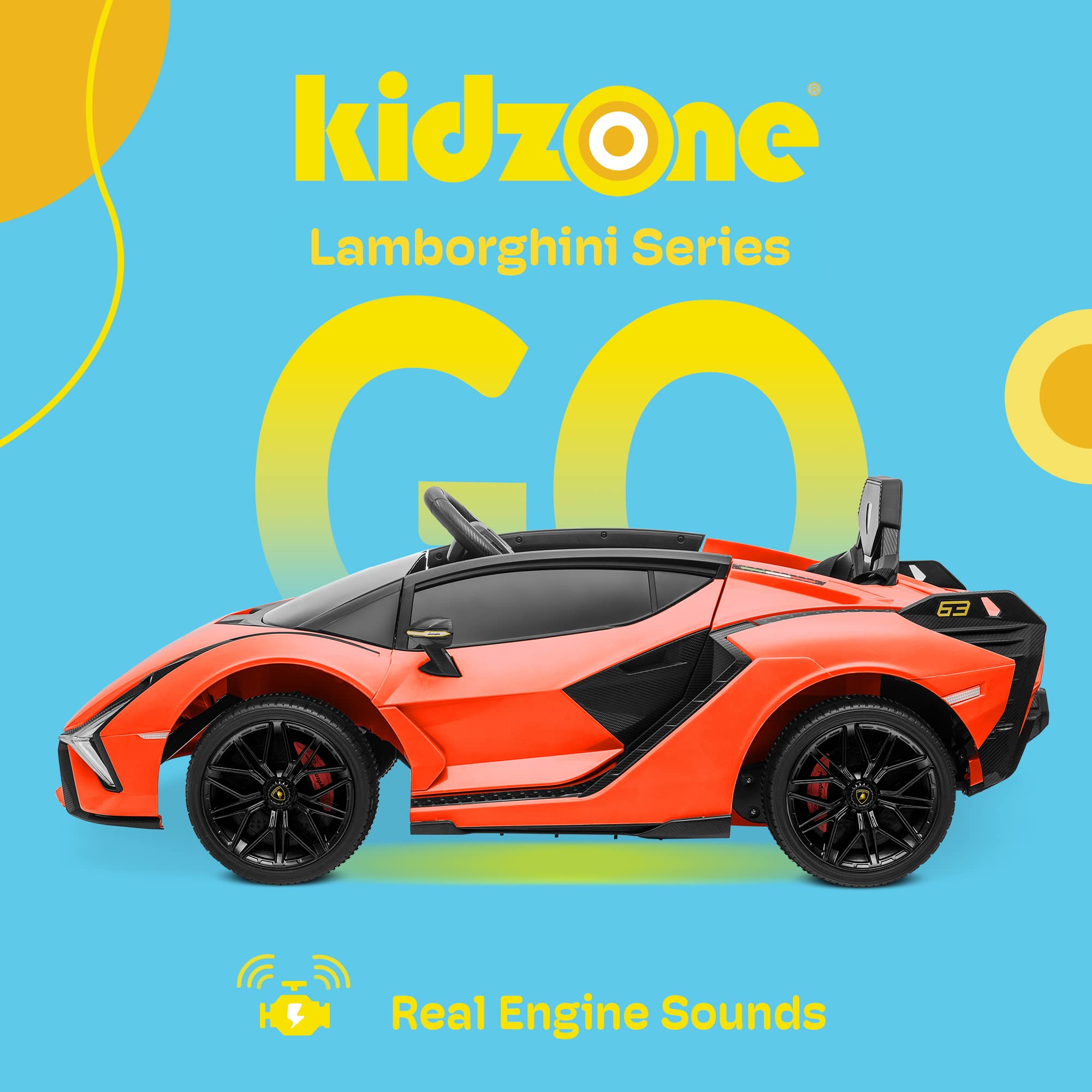 Foto 3 pulgar | Lamborghini Kidzone Sian 12 V con Licencia Eléctrica - Venta Internacional
