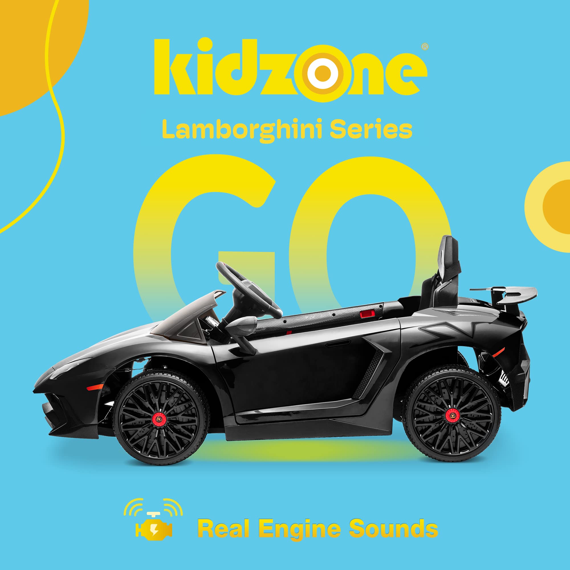 Foto 3 pulgar | Coche Eléctrico Kidzone Lamborghini Aventador 12v - Venta Internacional.