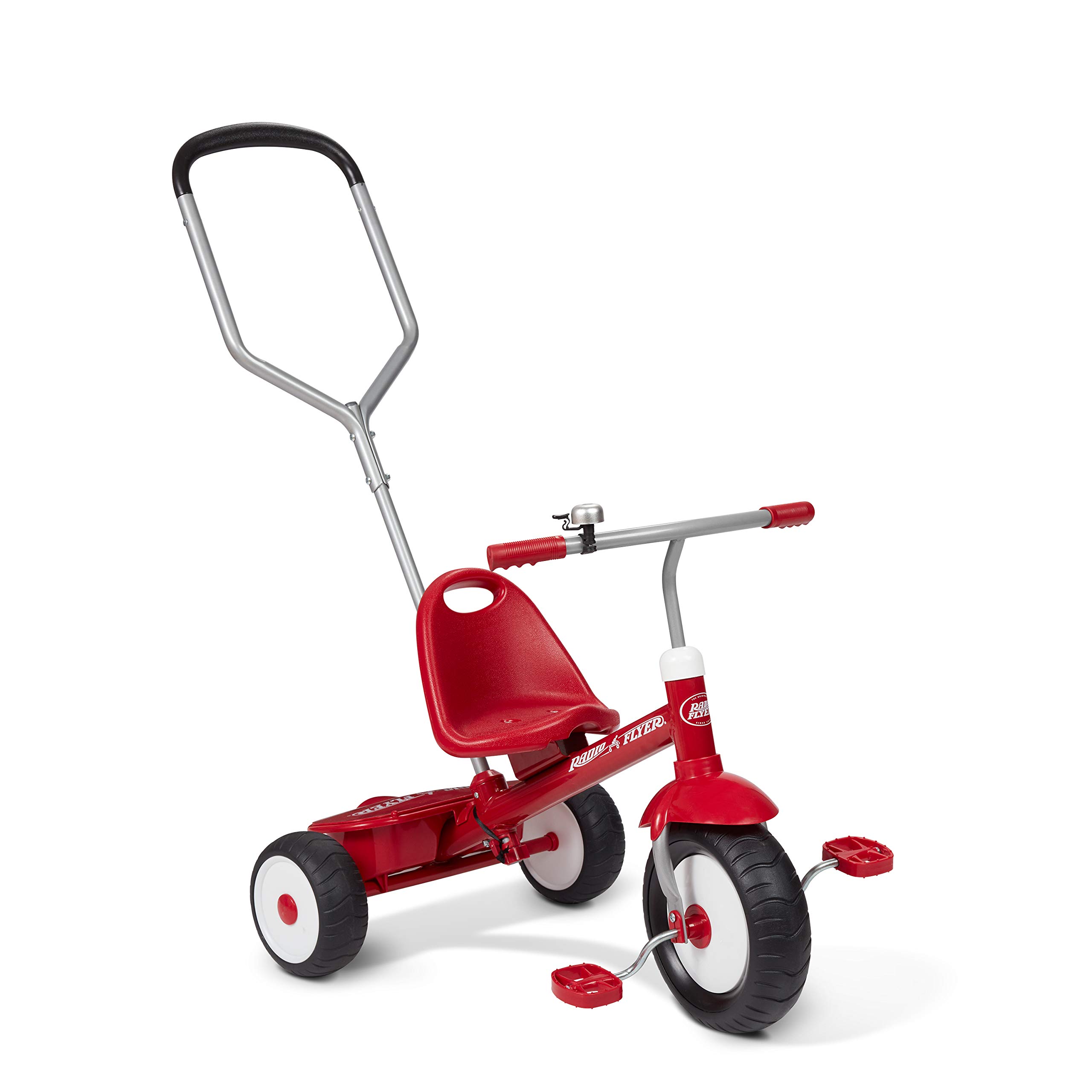 Foto 2 pulgar | Radio Tricycle Flyer Deluxe Steer & Stroll Ride-on, Color Rojo, De 2 A 5 Años - Venta Internacional.