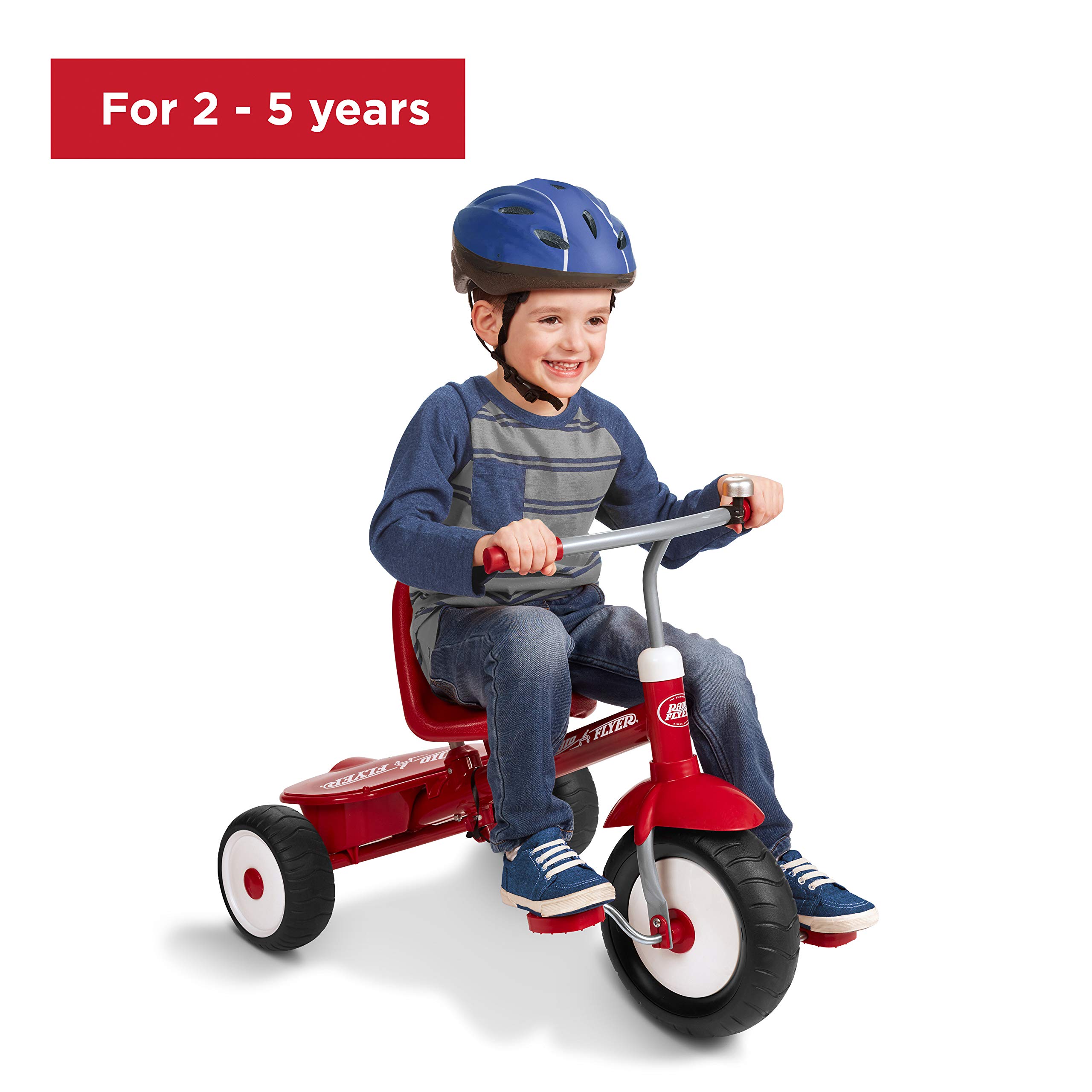 Foto 4 pulgar | Radio Tricycle Flyer Deluxe Steer & Stroll Ride-on, Color Rojo, De 2 A 5 Años - Venta Internacional.