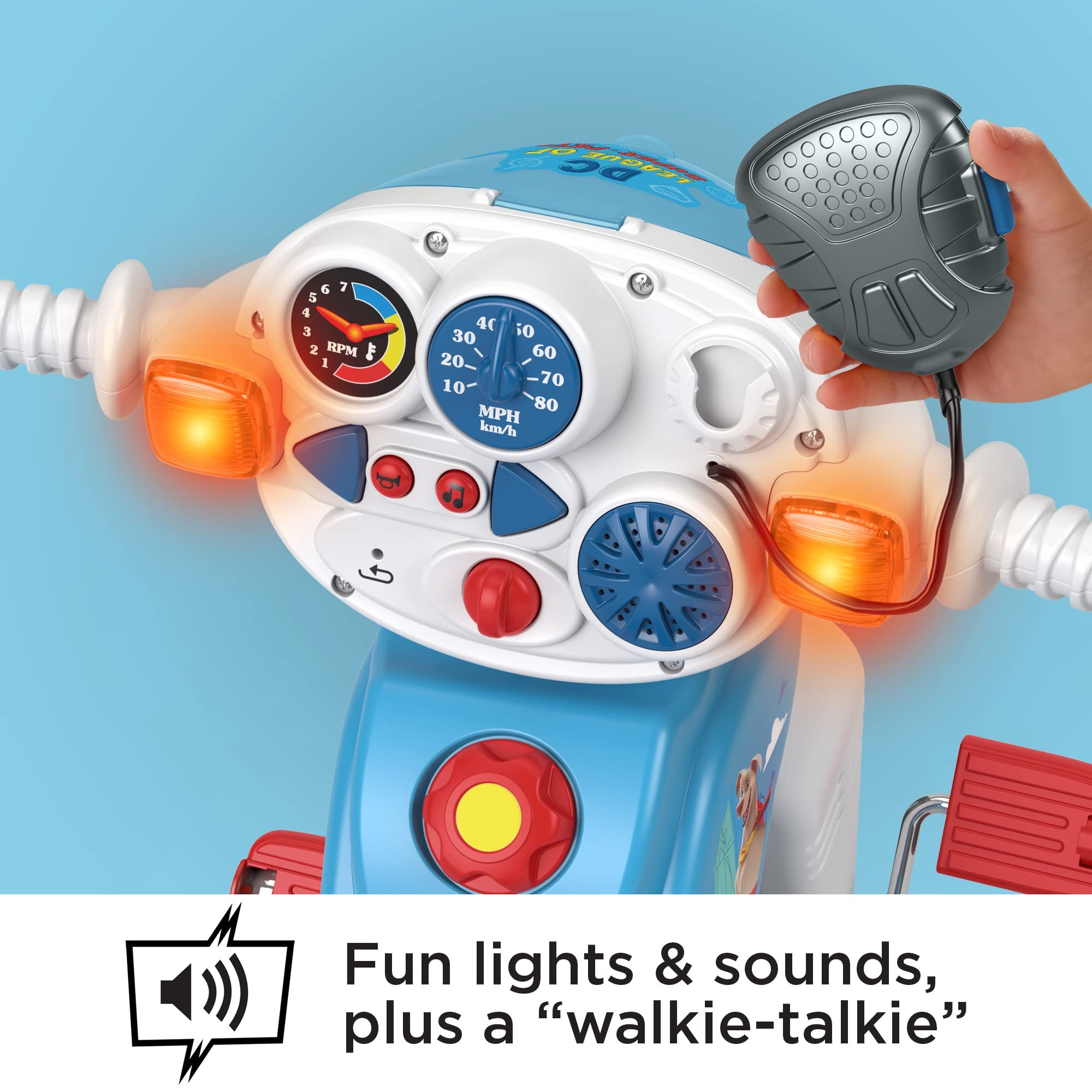 Foto 6 pulgar | Triciclo Ride-on Fisher-price Power Wheels Dc League Of Supe - Venta Internacional.