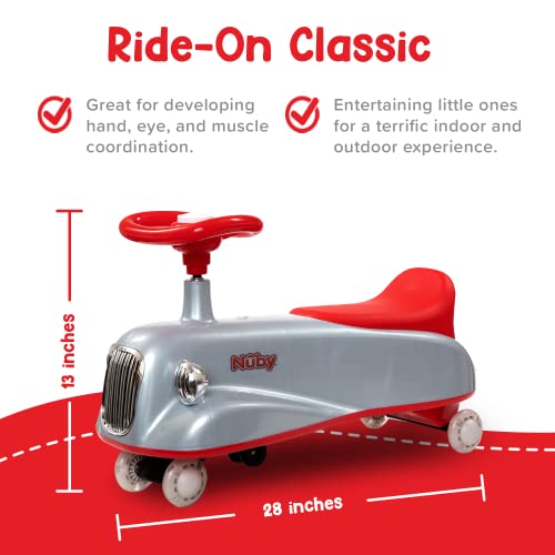 Foto 4 | Ride On Car Nuby Twist N Ride Classic Con Luces Durante Más De 3 Años - Venta Internacional.