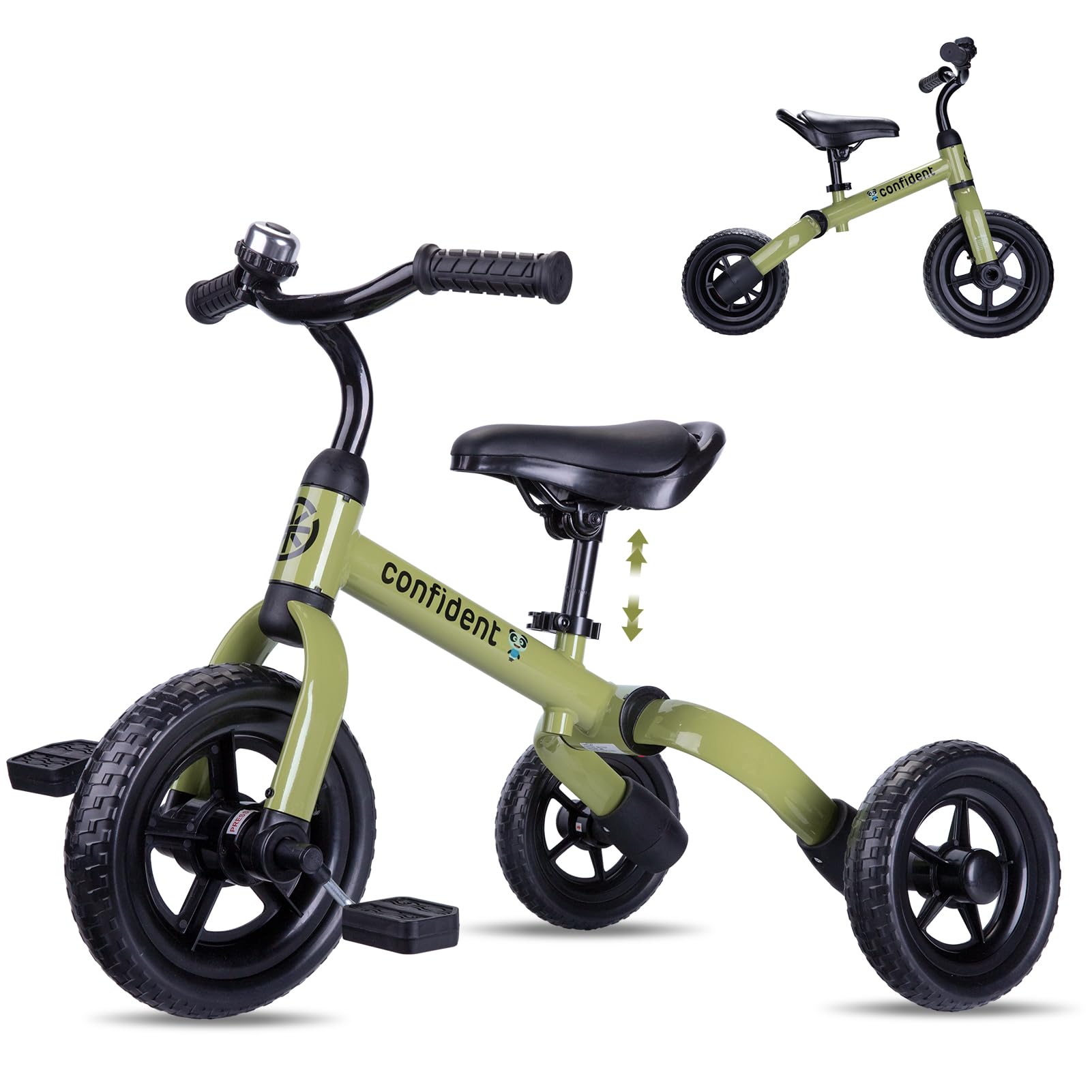 Foto 2 pulgar | Bicicleta De Equilibrio Plegable Tricycle Ygjt 3 En 1 Para Niños De 2 A 5 Años - Venta Internacional.