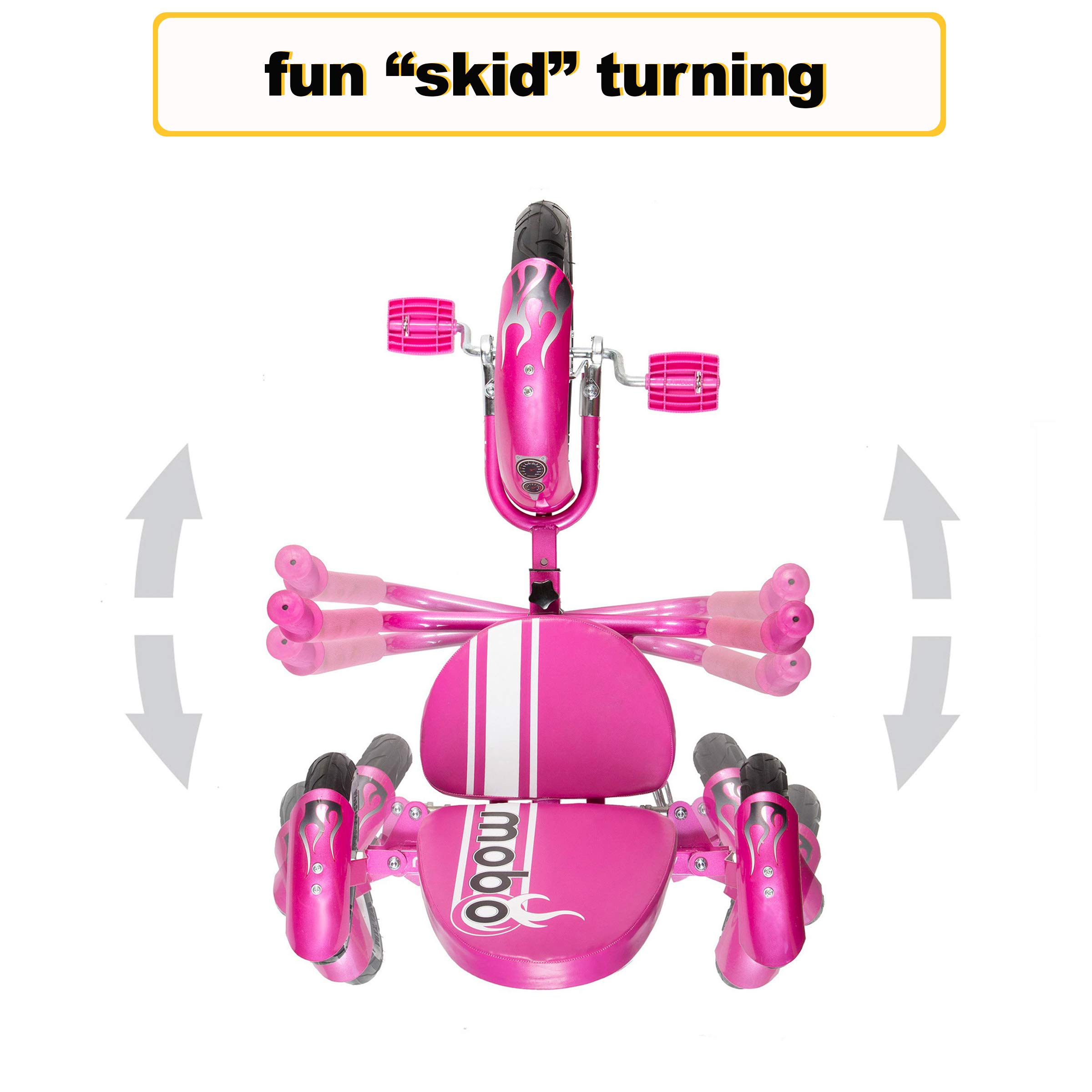 Foto 4 | Triciclo Mobo Mity Sport Safe Para Niños Pequeños Con Ruedas Grandes, Rosa - Venta Internacional.