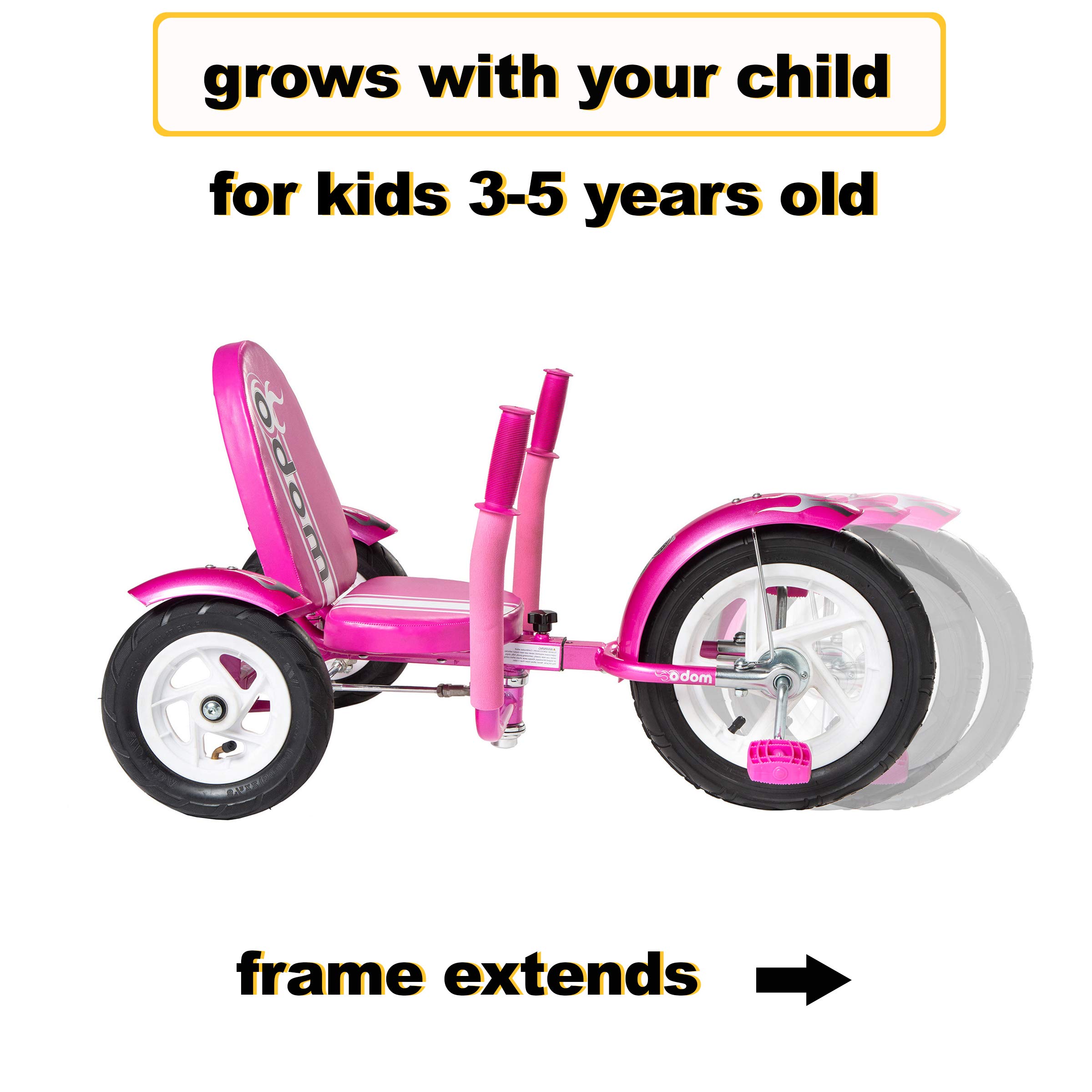 Foto 6 pulgar | Triciclo Mobo Mity Sport Safe Para Niños Pequeños Con Ruedas Grandes, Rosa - Venta Internacional.