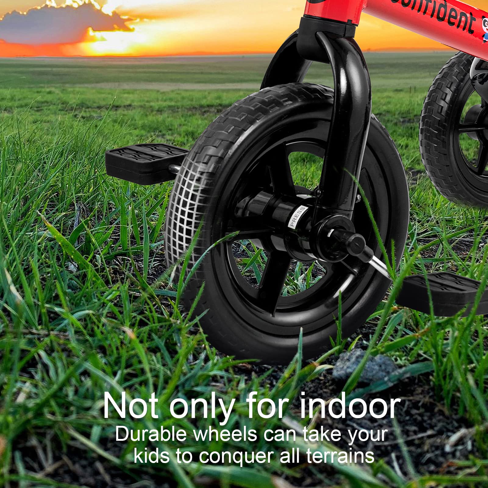 Foto 7 pulgar | Bicicleta de Equilibrio Plegable Tricycle Ygjt 3 en 1 Roja para Niños - Venta Internacional