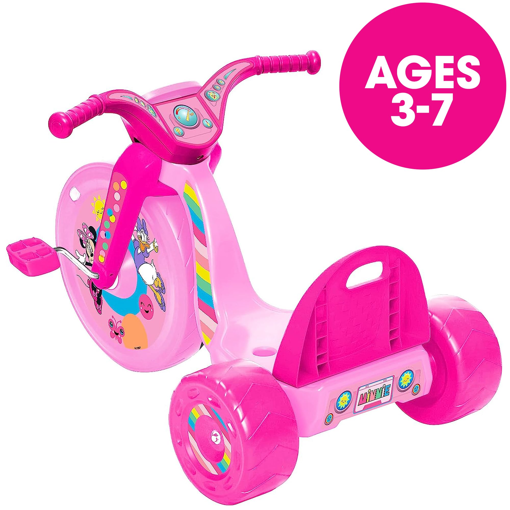 Foto 6 pulgar | Triciclo Ride-on Minnie Mouse, 15 Volantes, Crucero De 3 A 7 Años - Venta Internacional.