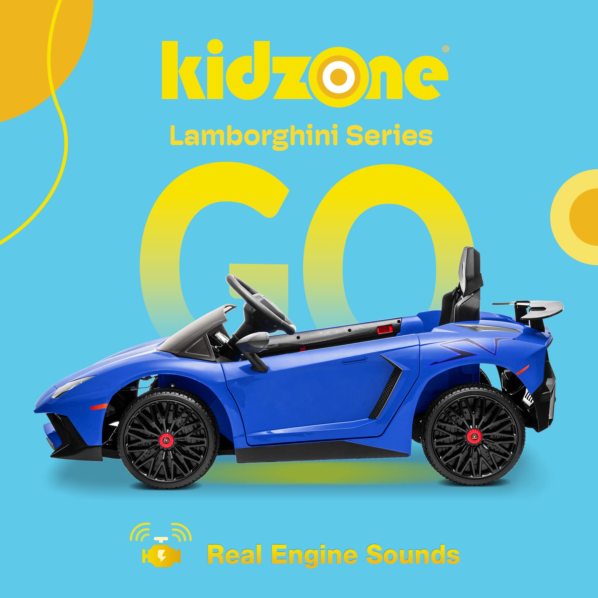 Foto 2 | Coche Eléctrico Kidzone Lamborghini Aventador 12 V - Venta Internacional