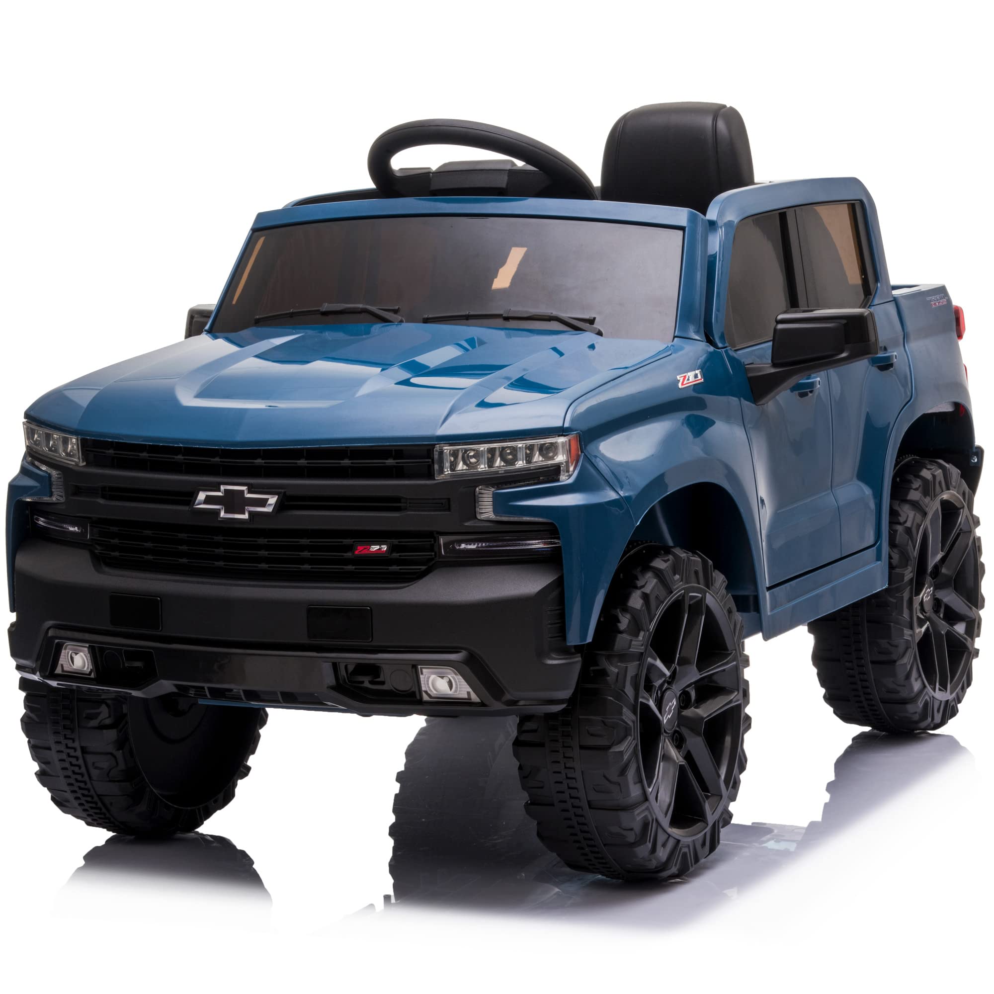 Foto 2 pulgar | Coche De Paseo Kidzone Chevrolet Silverado Trail Boss 12v - Venta Internacional.