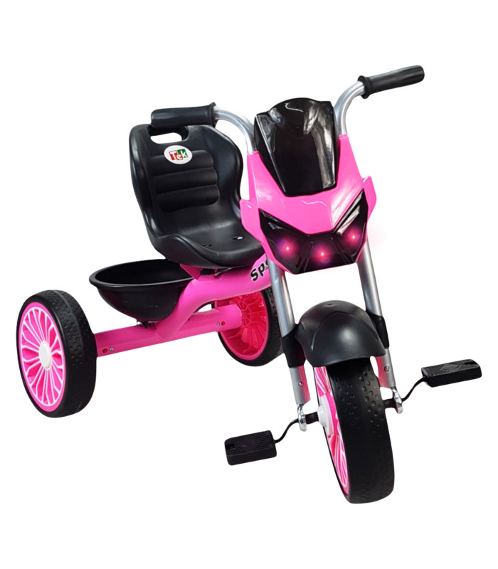 Triciclo Mazinger con Luz y Sonido Rosa