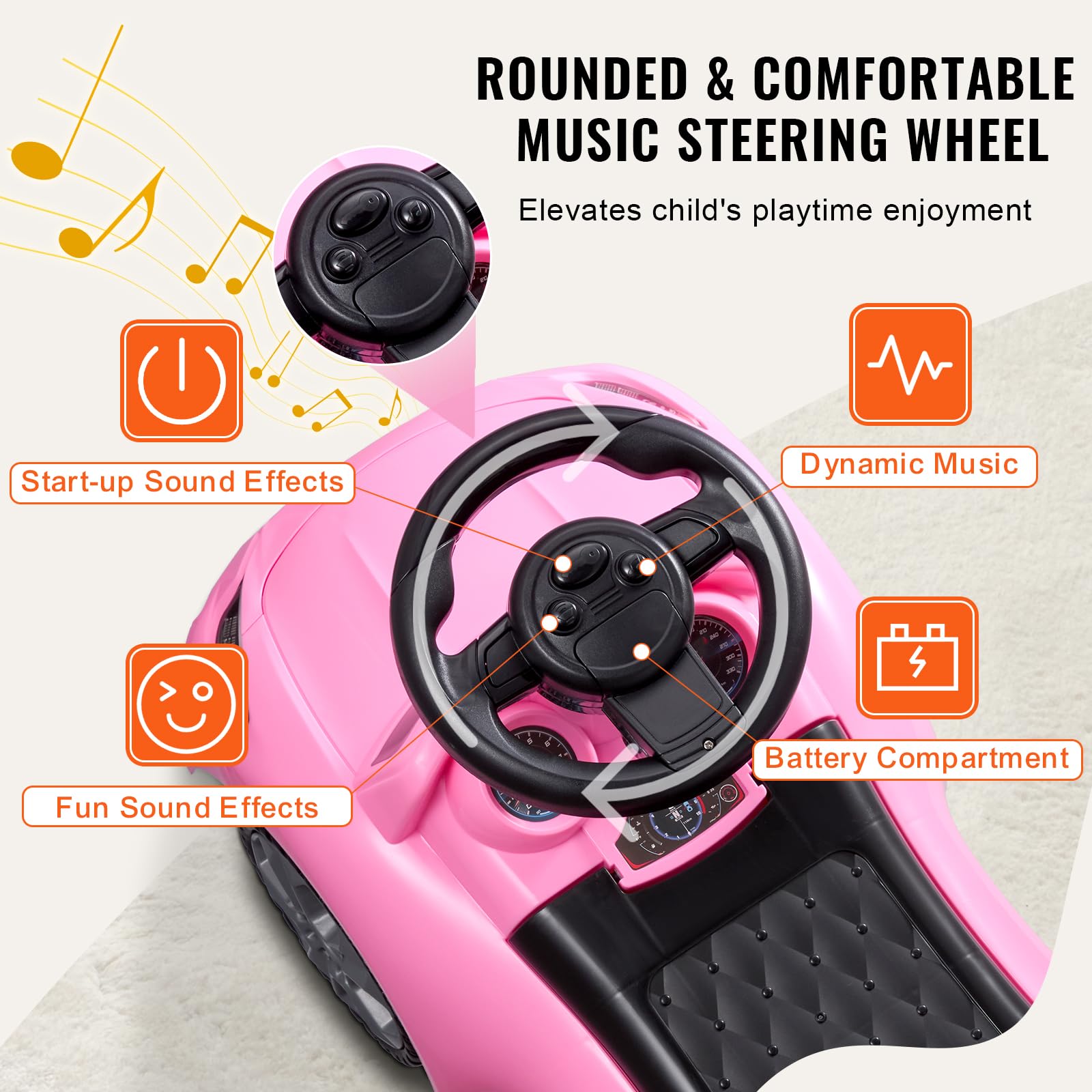 Foto 5 pulgar | Ride On Push Car Vevor Ride Racer Para Niños Pequeños Mayores De 19 Meses - Venta Internacional.