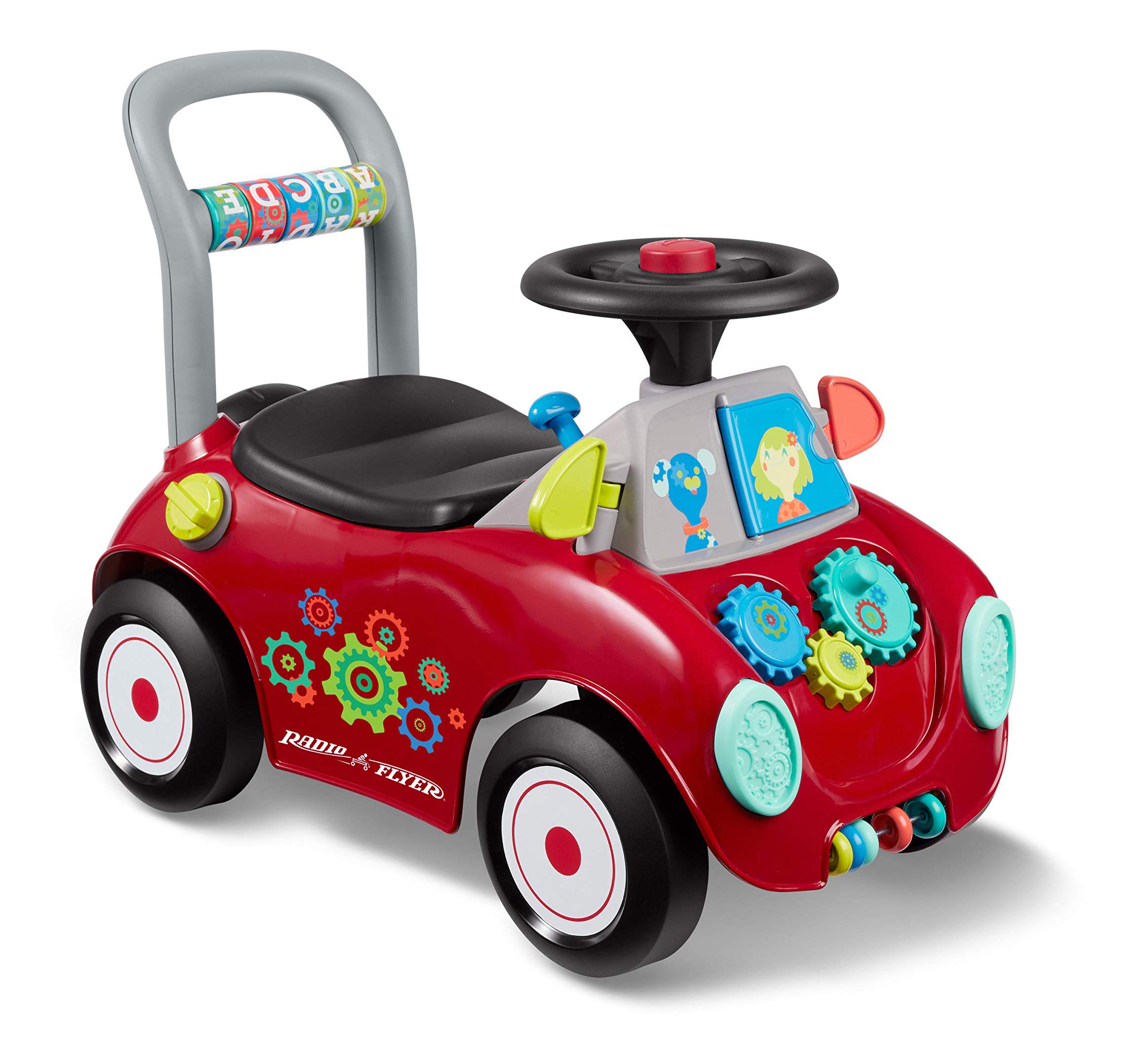 Foto 2 pulgar | Carrito Para Radio Ride On Toy, Ocupado, Para Sentarse De Pie Entre 1 Y 3 Años, Rojo - Venta Internacional.