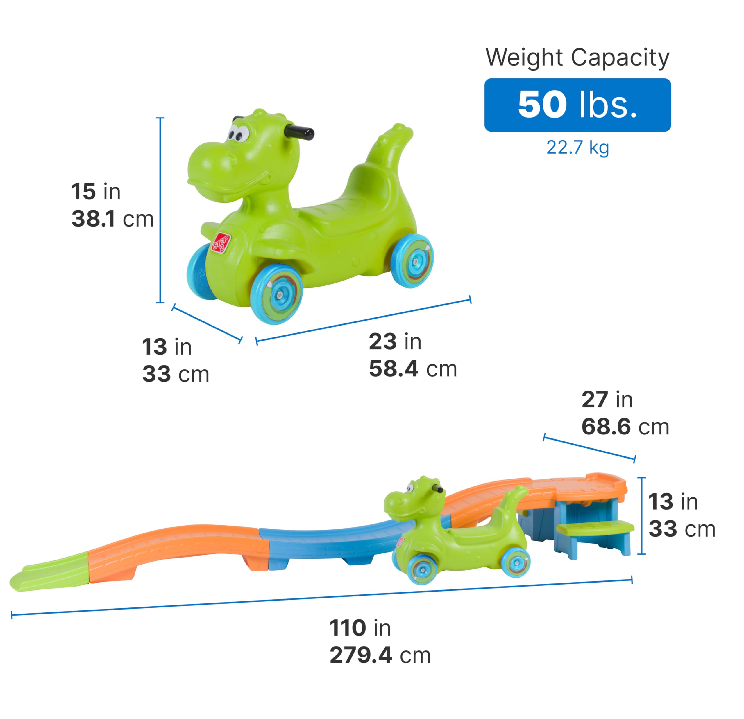 Foto 3 pulgar | Montaña Rusa De Juguete Step2 Dino Dash Up & Down Para Niños De 2 A 5 Años - Venta Internacional.