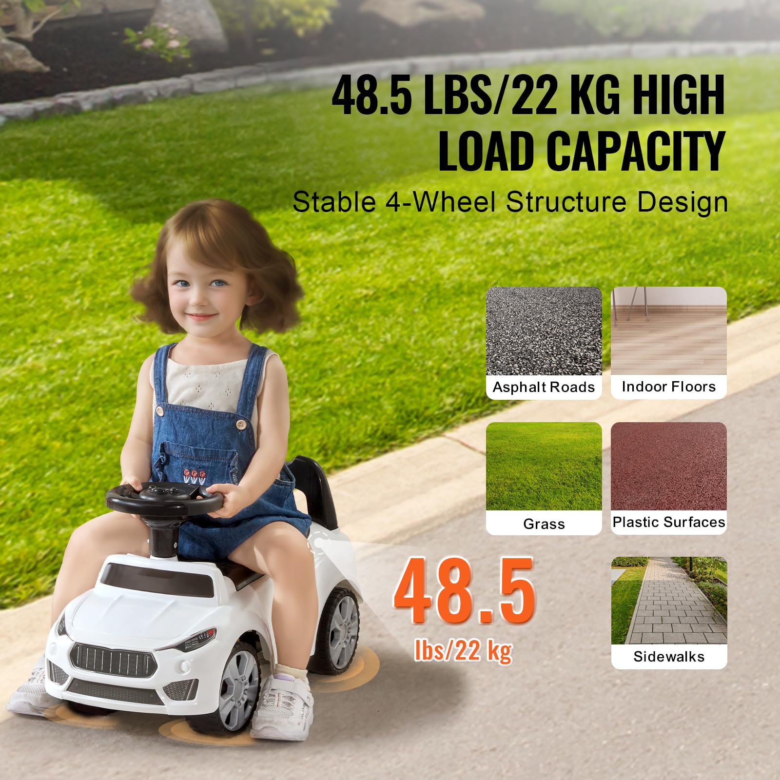 Foto 4 pulgar | Ride On Push Car Vevor Ride Racer Para Niños Pequeños Mayores De 19 Meses - Venta Internacional.