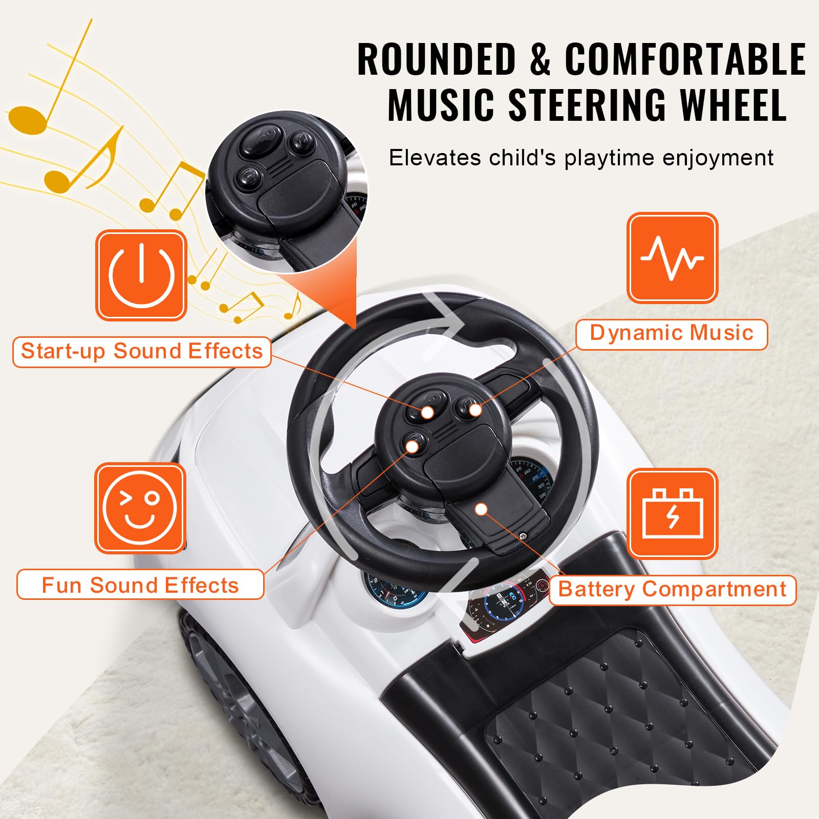 Foto 5 pulgar | Ride On Push Car Vevor Ride Racer Para Niños Pequeños Mayores De 19 Meses - Venta Internacional.