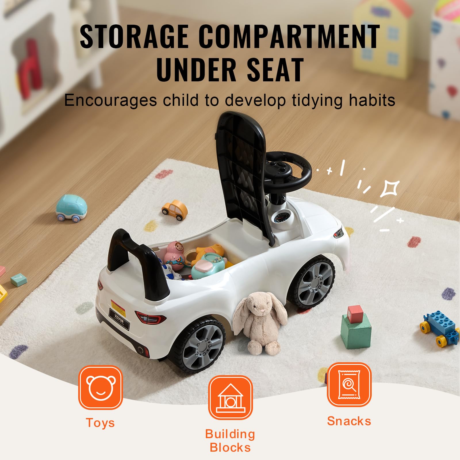 Foto 6 pulgar | Ride On Push Car Vevor Ride Racer Para Niños Pequeños Mayores De 19 Meses - Venta Internacional.