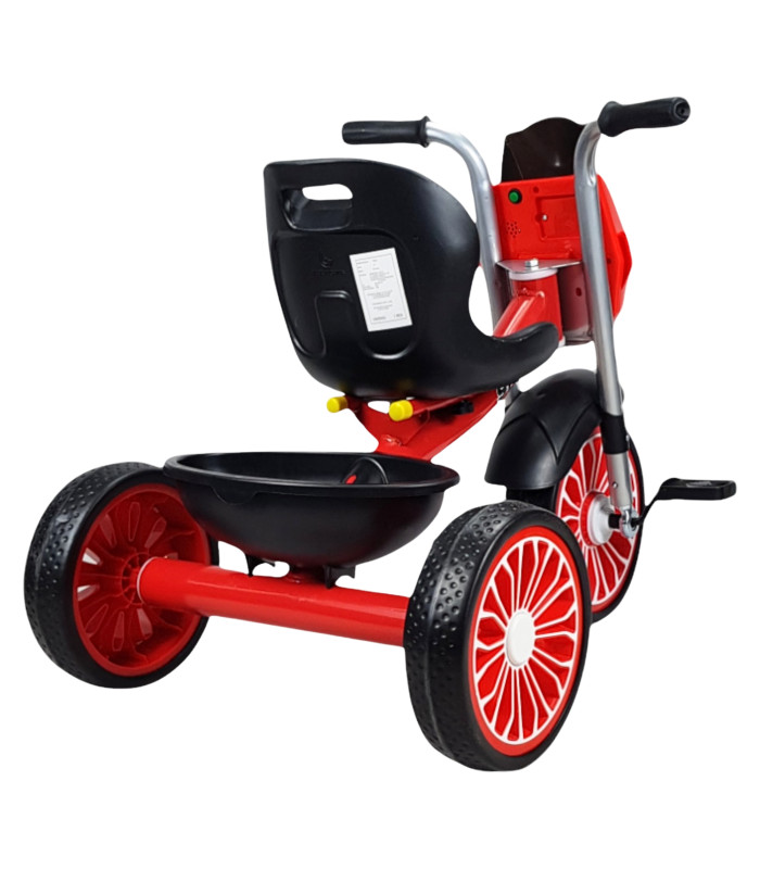 Foto 7 | Triciclo para Niños Rojo Diseño Mazinger con Luz y Sonido
