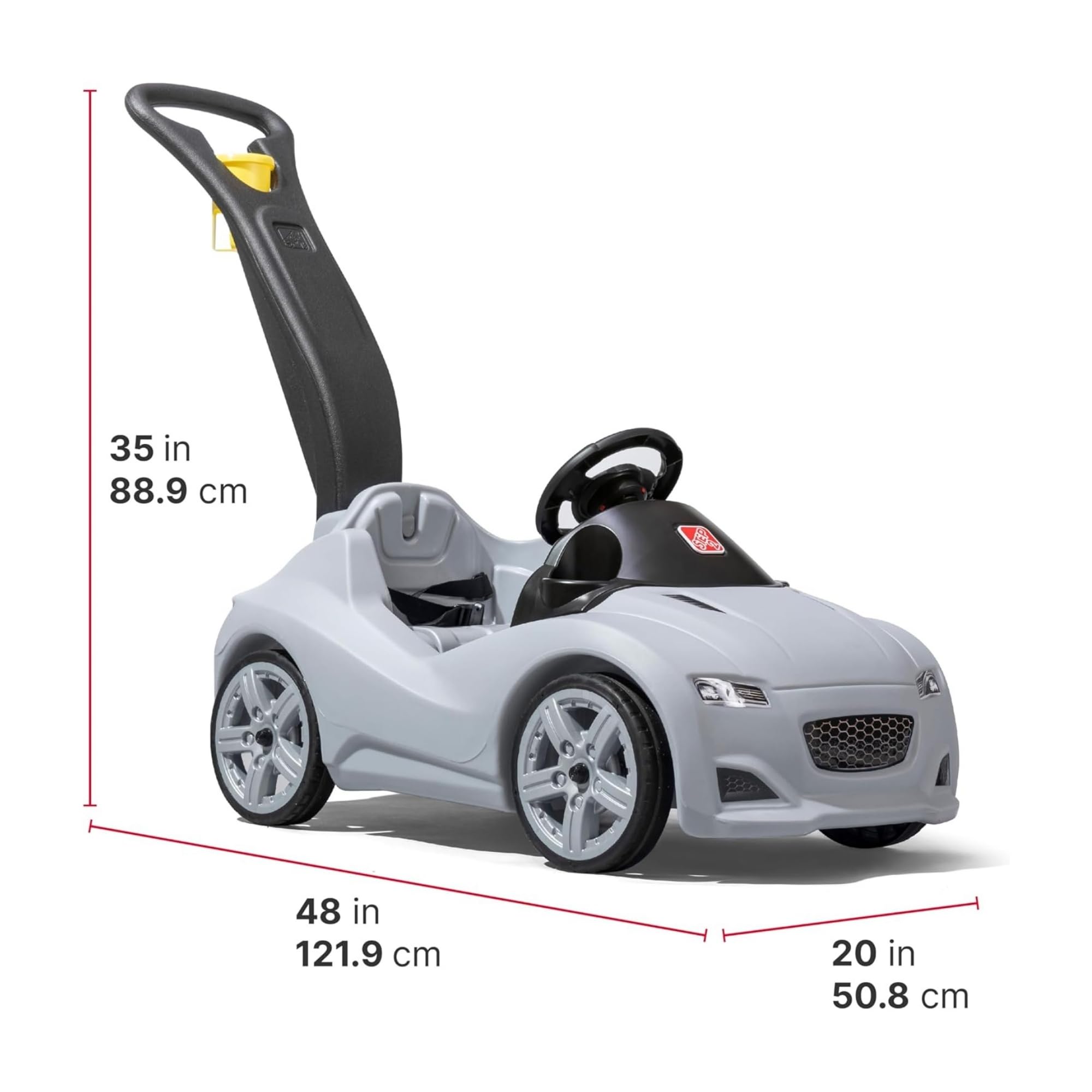 Foto 4 pulgar | Push Car Step2 Whisper Ride Cruiser Para Niños De 18 A 48 Meses, Gris - Venta Internacional.