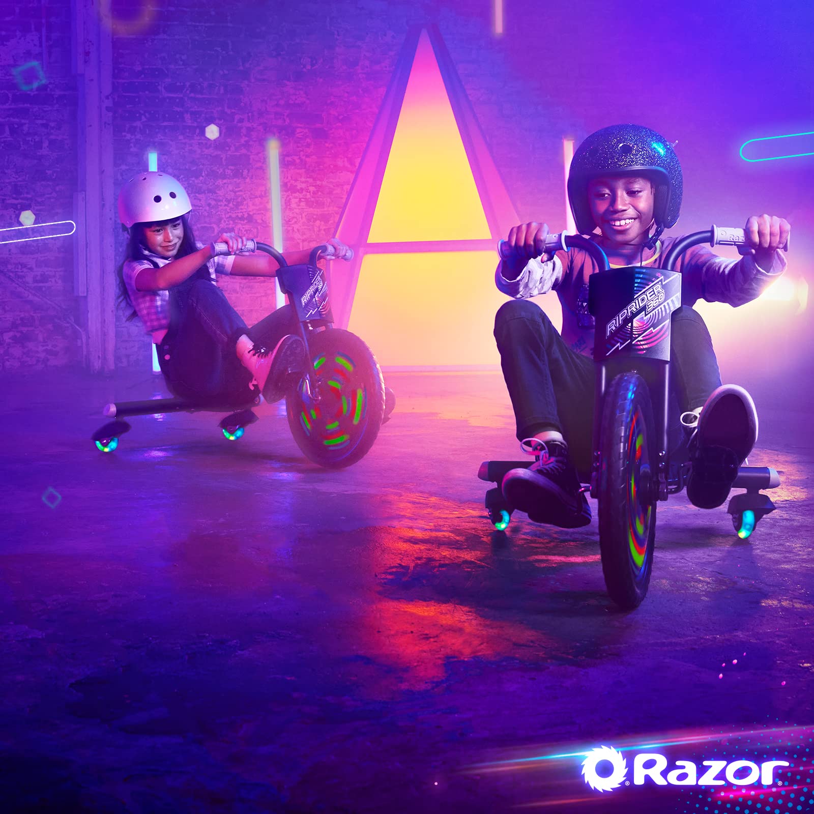 Foto 8 pulgar | Trike Razor Riprider 360 Lightshow Con Ruedas Traseras Para Niños De 5 Años O Más - Venta Internacional.