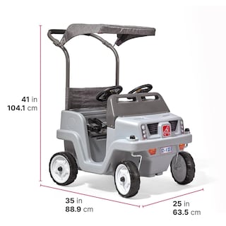 Foto 3 | Suv Push Car Step2 Side-by-side Push Around Para Niños, Color Gris - Venta Internacional.