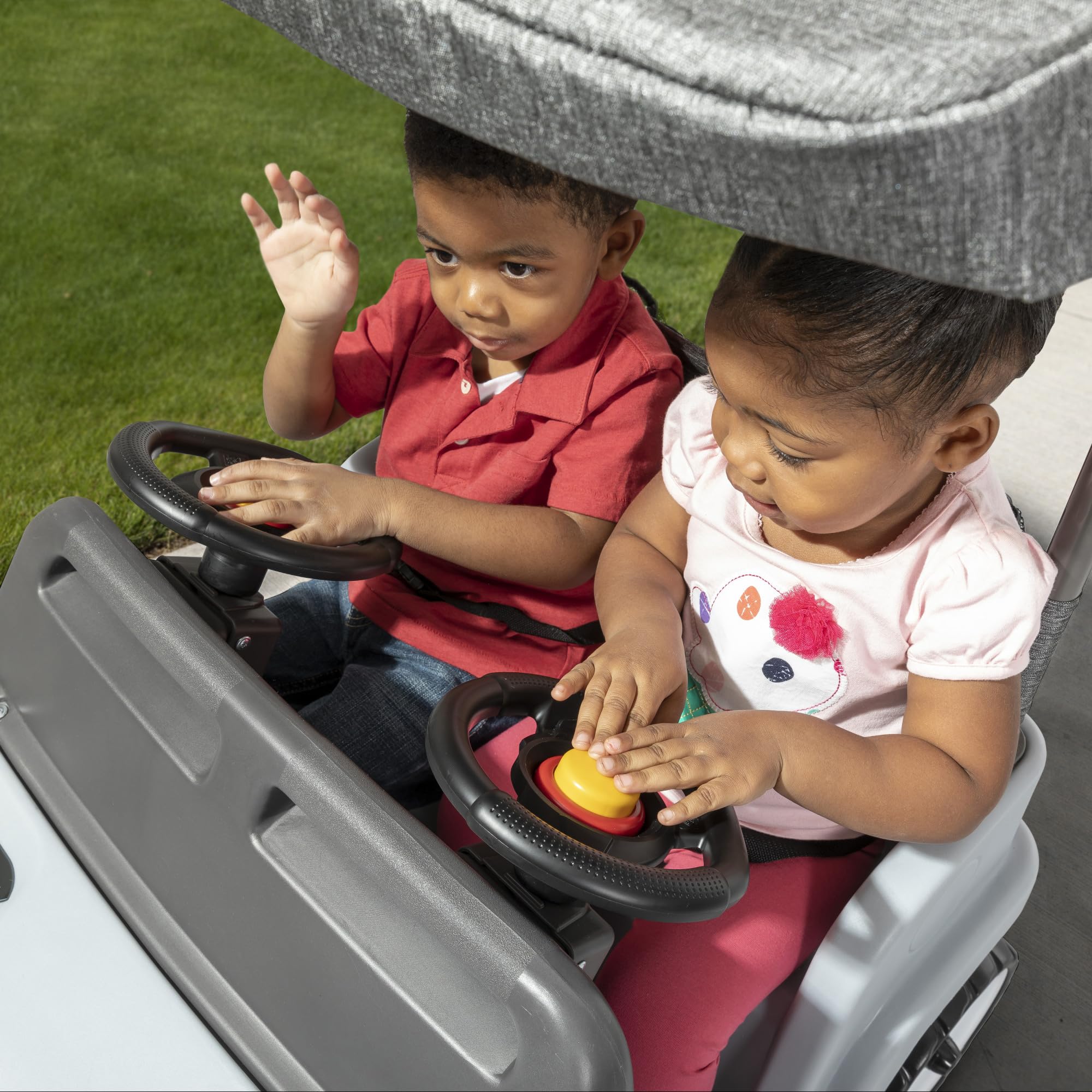 Foto 5 pulgar | Suv Push Car Step2 Side-by-side Push Around Para Niños, Color Gris - Venta Internacional.