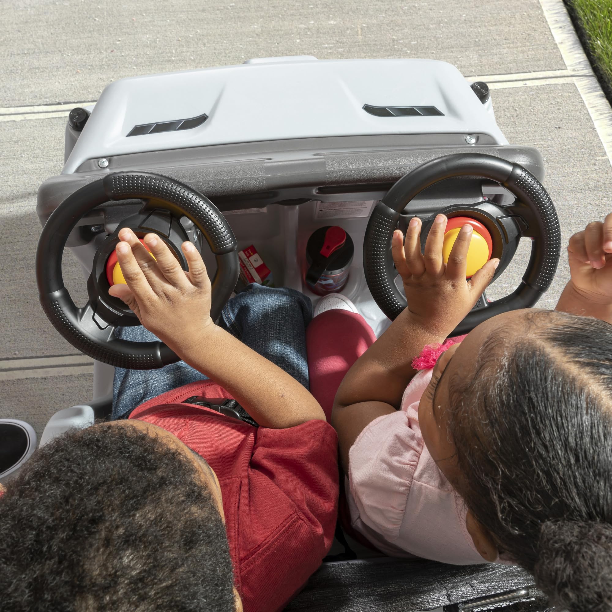 Foto 5 | Suv Push Car Step2 Side-by-side Push Around Para Niños, Color Gris - Venta Internacional.