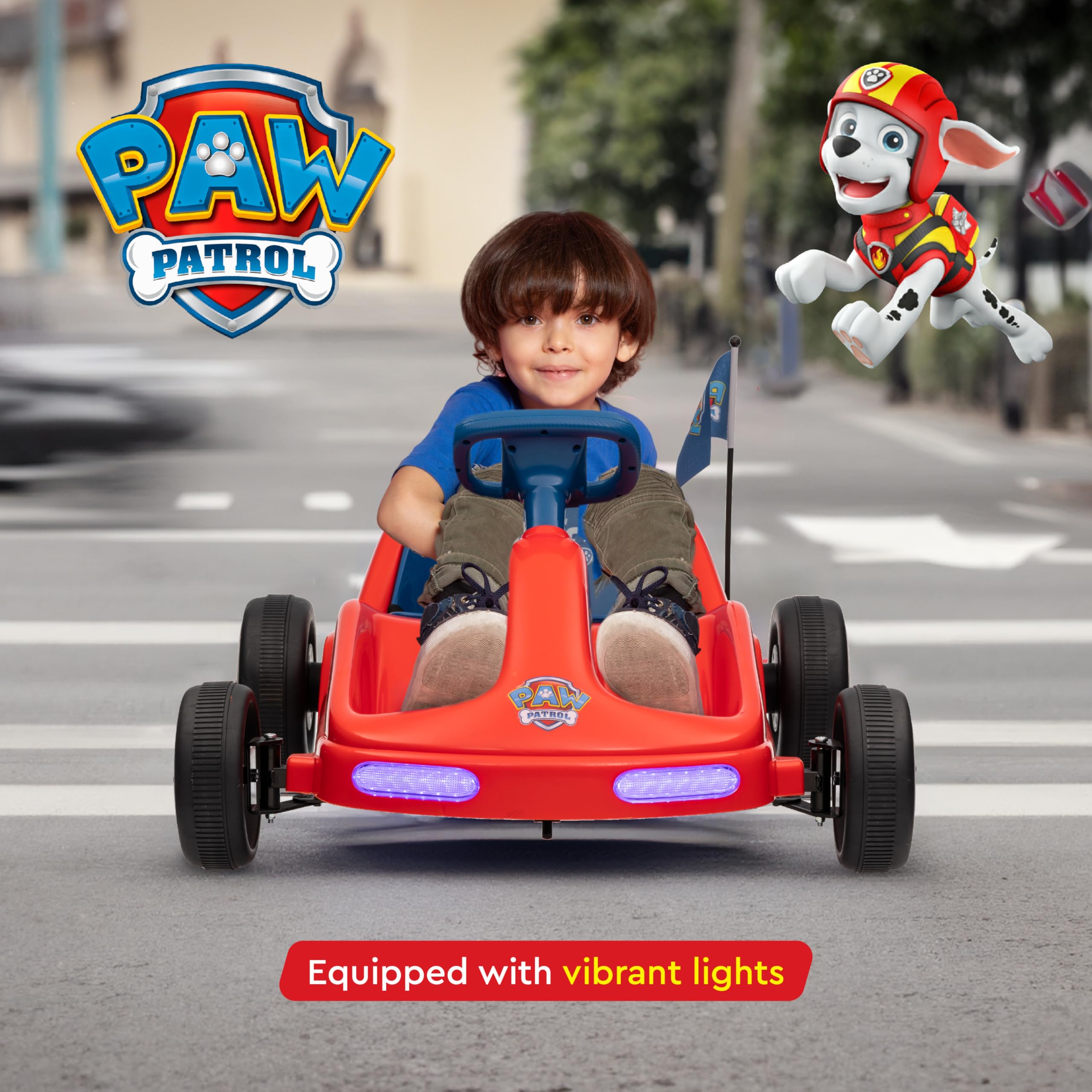 Foto 4 pulgar | Go Kart Eléctrico Voyager Paw Patrol Chase 6v Para Niños - Venta Internacional.